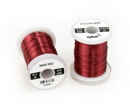 Colour Wire, 0.31 mm, Wine Red